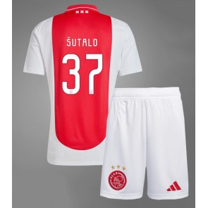 Ajax Josip Sutalo #37 Domaci Dres za Dječji 2024-25 Kratak Rukavima (+ kratke hlače)